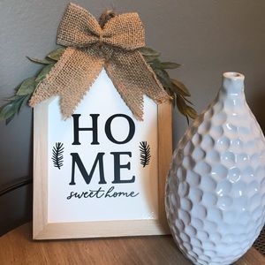 Handmade “Home Sweet Home” Wooden Sign